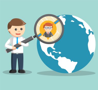 işadamı arama yeni çalışan dünya üzerinde