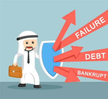  Arap işadamı bir kalkan ile kendisine borç vergi faturası korumak için