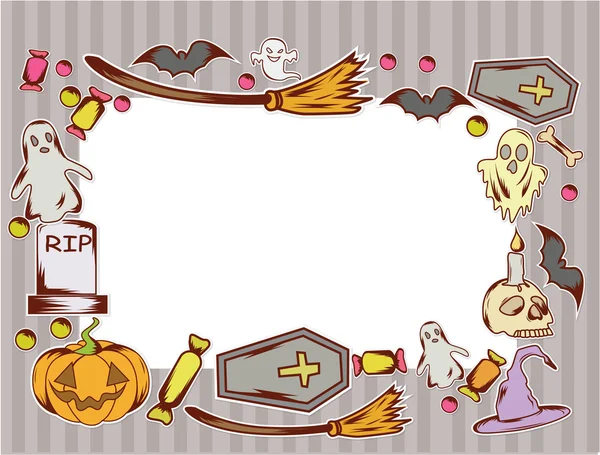 Design engraçado de Halloween — Vetor de Stock