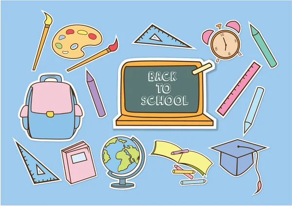 School Facility — Stock Vector