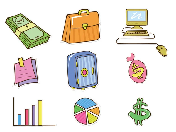 Objet Affaires et finances — Image vectorielle