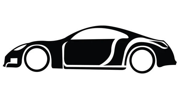 Symbole de voiture de sport — Image vectorielle