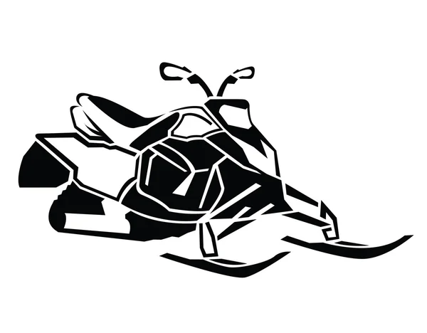 Moto neige — Image vectorielle