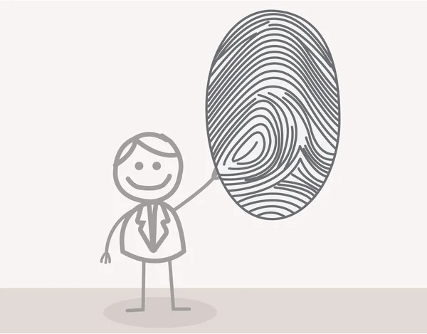 Fingerprint — Stock Vector