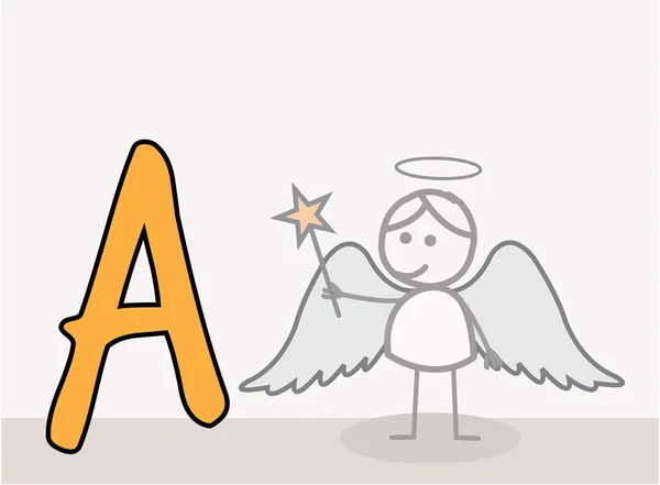 A pour Angel — Image vectorielle