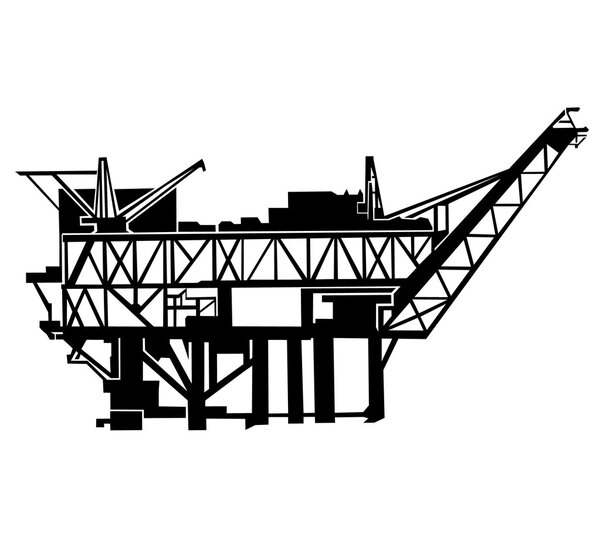 Морская нефтяная вышка
