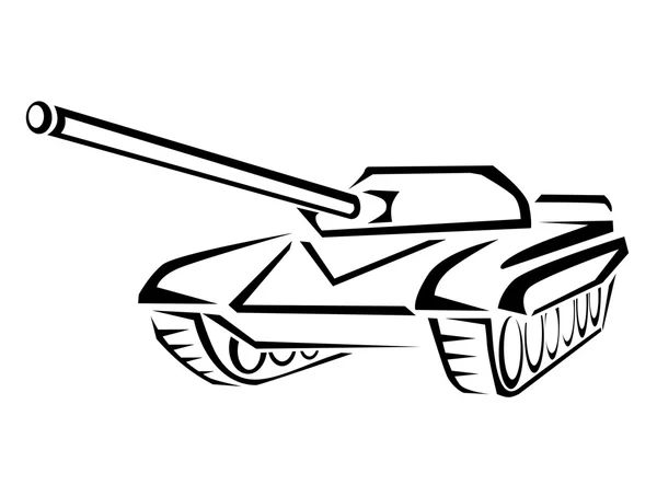 Танк армии — стоковый вектор