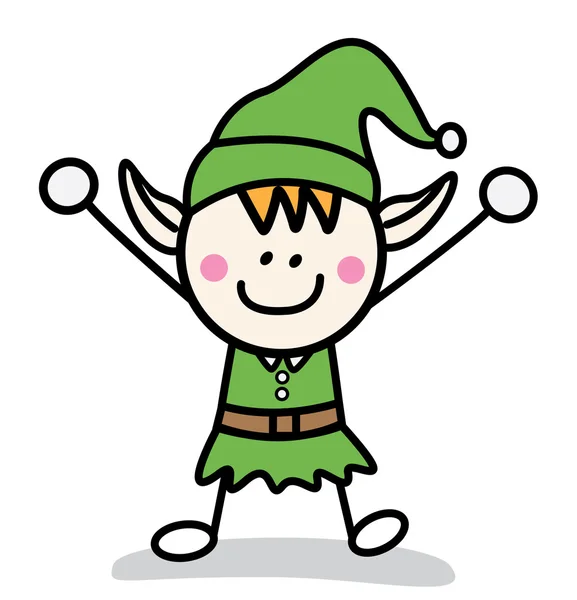 Elf boy — Stock Vector