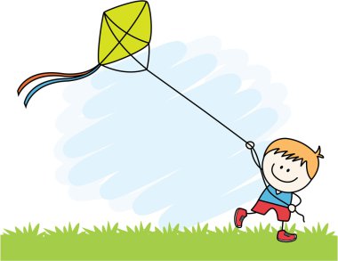 çocuk iskambil uçurtma