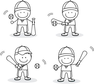 Beyzbol oyuncu çocuk