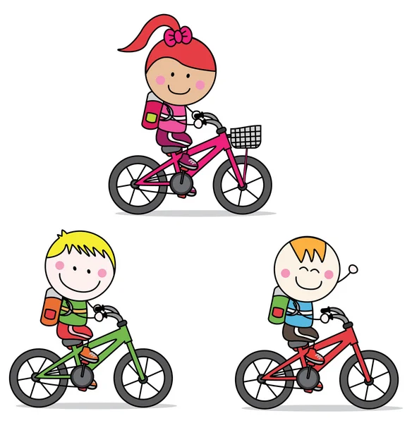Kids bike — Stock Vector