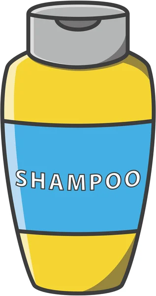 Shampoo bootle vector cartoon ilustração — Vetor de Stock