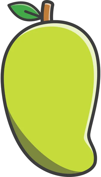 Mango-Vektor Cartoon Illustration — Stockvektor