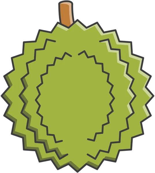Durian Vector Illustration — Stock Vector