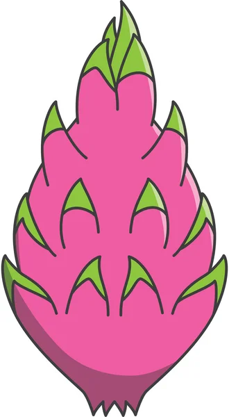 Dragon Fruit vector ilustración — Vector de stock