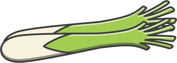 Ilustrasi vektor spora kacang - Stok Vektor