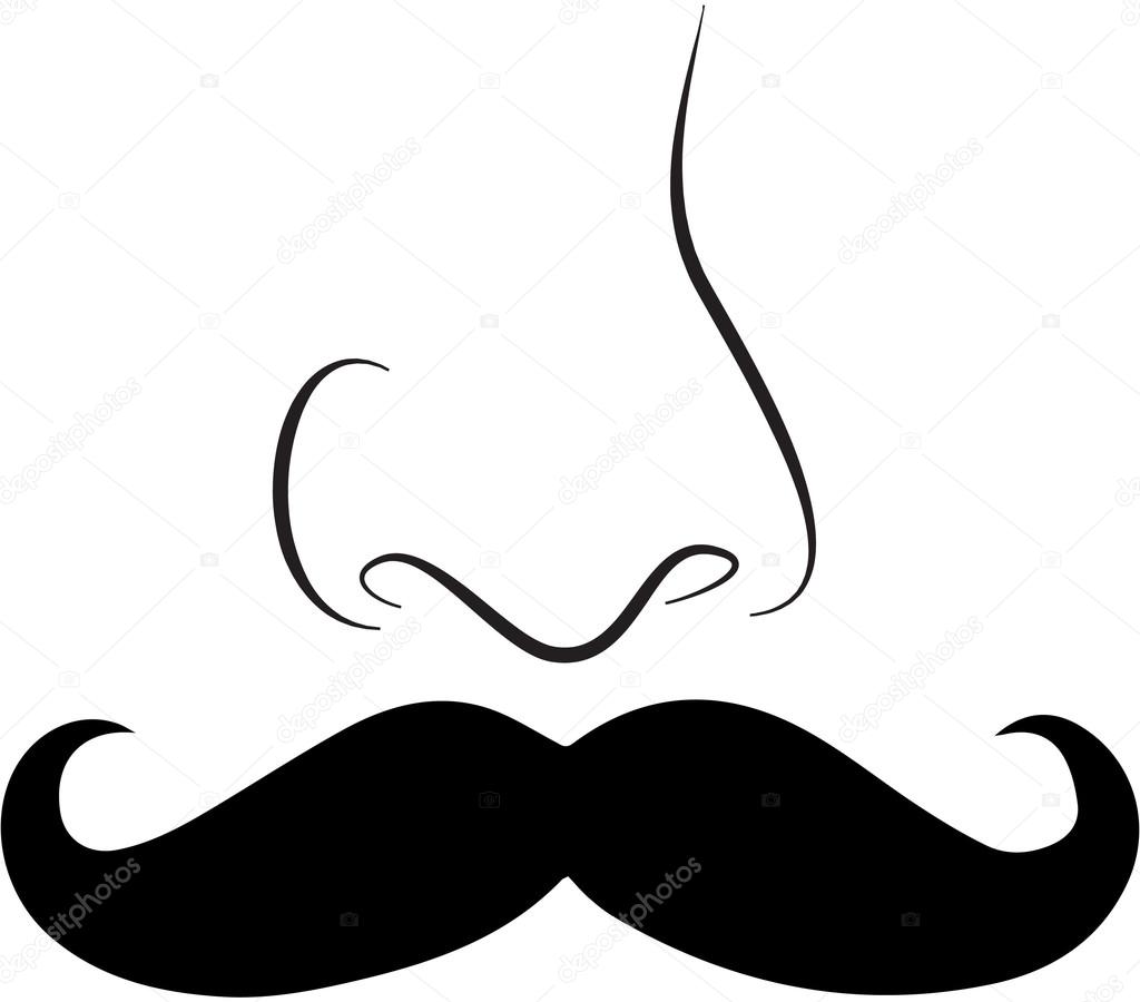 Schnurrbart Schwarz Weiss Einfache Zeilenillustration Vektorgrafik Lizenzfreie Grafiken C Redrockerz99 92645286 Depositphotos