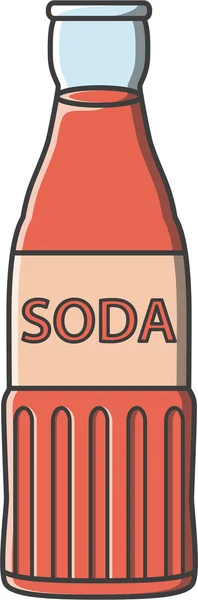 Soda doodle illustration design — Stock Vector