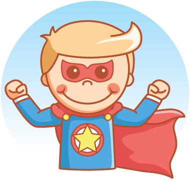 boy super power clipart