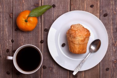 tatlı kahvaltı. arka plan üzerinde