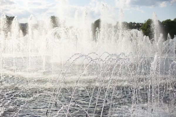 Fuente en el aire — Foto de Stock