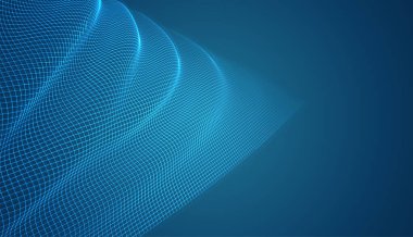 bükümlü ve dalgalı üç boyutlu vektör arkaplanı