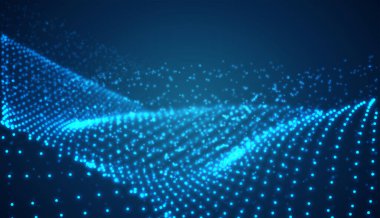 bükümlü ve dalgalı üç boyutlu vektör arkaplanı