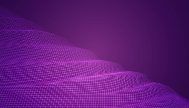 bükümlü ve dalgalı üç boyutlu vektör arkaplanı