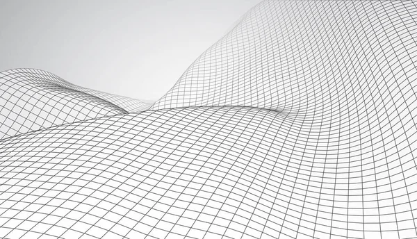Абстрактний Вектор Фон Вигинами Хвилею — стоковий вектор