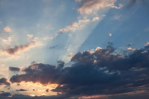 Belle Nuvole Nel Cielo Tramonto — Foto Stock