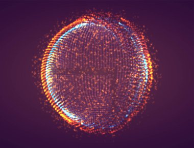 Vektör soyut formu. Parlak renkler ve röfle. neon gökkuşağı.