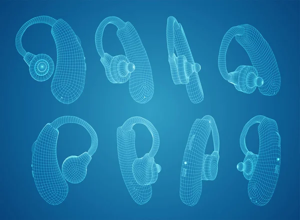 ベクトル補聴器 補聴器 補聴器 — ストックベクタ