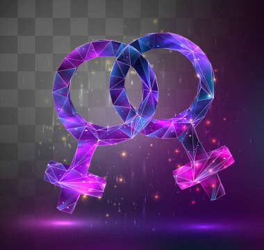 Kare mozaik arkaplanda 3D vektör nesne. bir fikir olarak boşluk