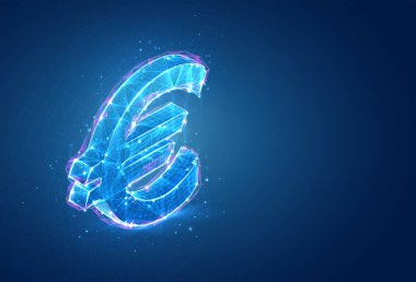 3d vektör sembolü, mavi arkaplandaki hacimli nesne. İş ve sunum için düzenName