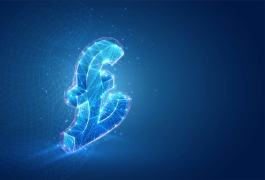 3d vektör sembolü, mavi arkaplandaki hacimli nesne. İş ve sunum için düzenName