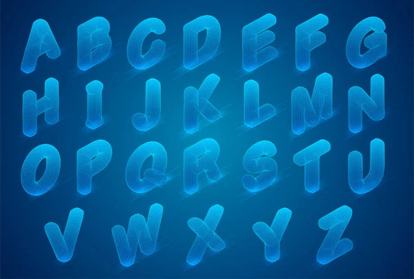 Vektor Satz Von Buchstaben Fertiges Alphabet Stil — Stockvektor