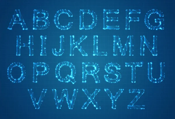 Vektor Satz Von Buchstaben Fertiges Alphabet Stil — Stockvektor