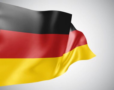 Bulgaristan ve dalgalı vektör bayrağı beyaz zemin üzerinde rüzgarda dalgalanıyor.