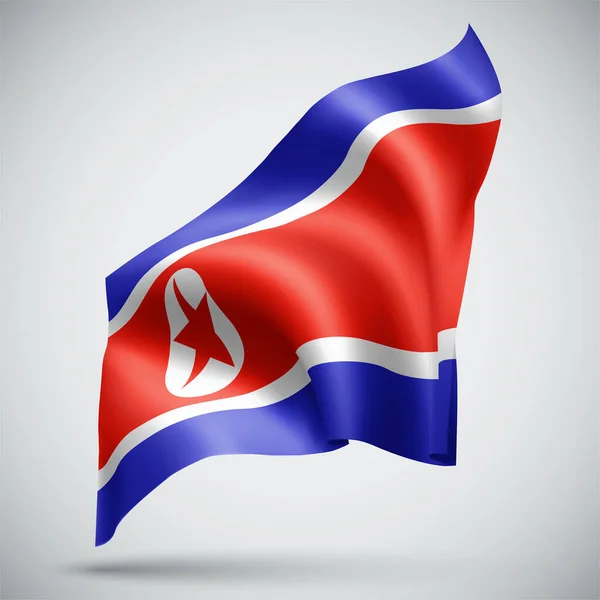 Korea Vector Flag Isolated White Background — 图库矢量图片
