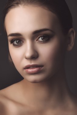 genç güzel kız portre Studio