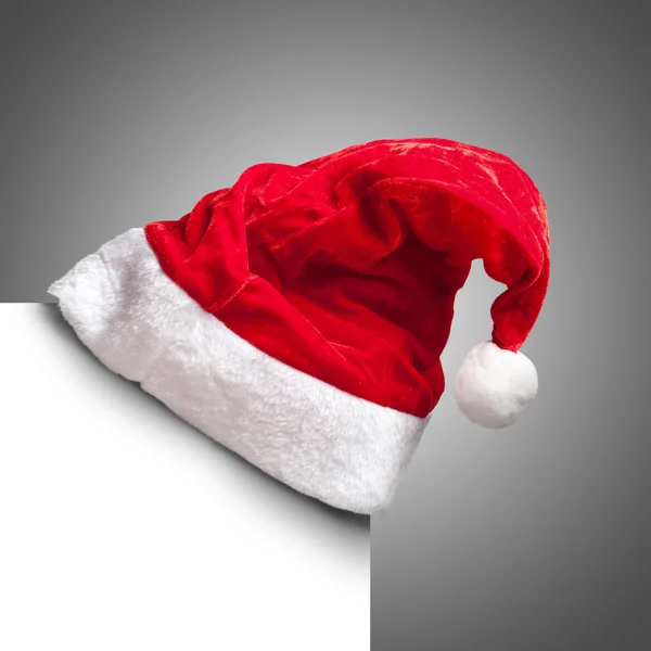 Single Santa Claus red hat — Stock Photo, Image