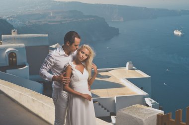 Genç zarif Düğün çifti