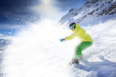 Snowboard eylem Alpleri'nde