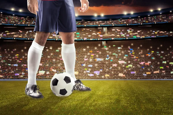 El juego de fútbol — Foto de Stock
