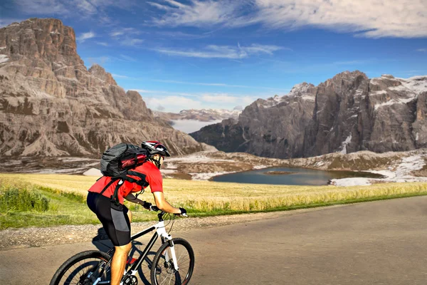 El ciclista — Foto de Stock