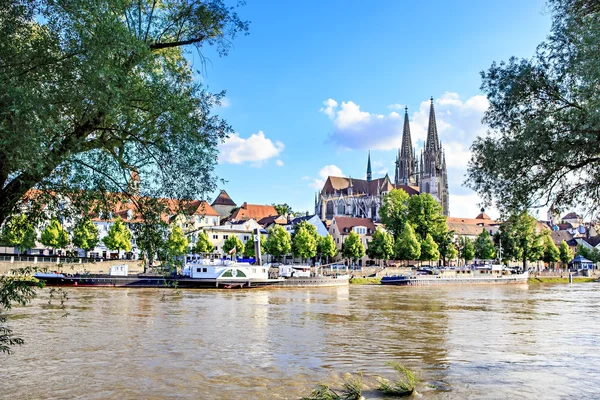 Regensburg görünümü — Stok fotoğraf