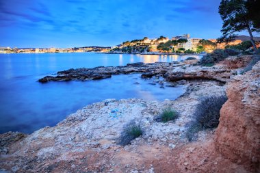 The coast of Mallorca clipart