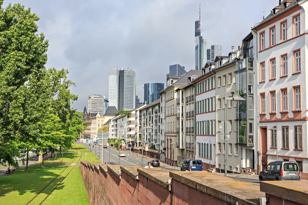 Miasto Frankfurt nad Menem — Zdjęcie stockowe
