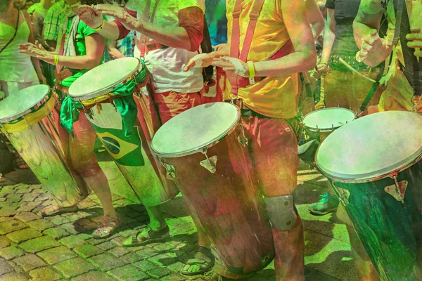 Cenas do festival do Samba — Fotografia de Stock