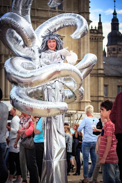 Jelenetek a Schlossplatzfest — Stock Fotó